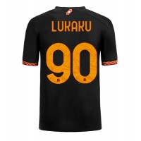 Fotbalové Dres AS Roma Romelu Lukaku #90 Alternativní 2023-24 Krátký Rukáv
